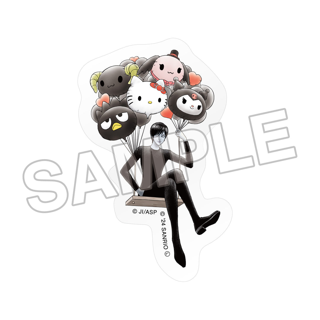 JUNJI ITO x Sanrio characters Sticker, THE BOY IN BLACK