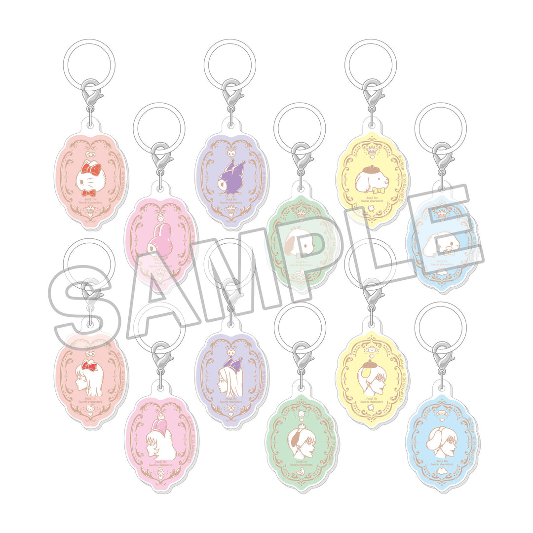 JUNJI ITO x Sanrio characters Acrylic Keyring, Blind Bag