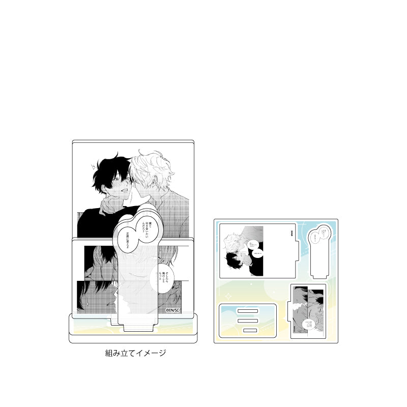 Acrylic Stand Plate Eiji Nagisa Works 01 Students' First Date Plans @ Ikebukuro BL Fair