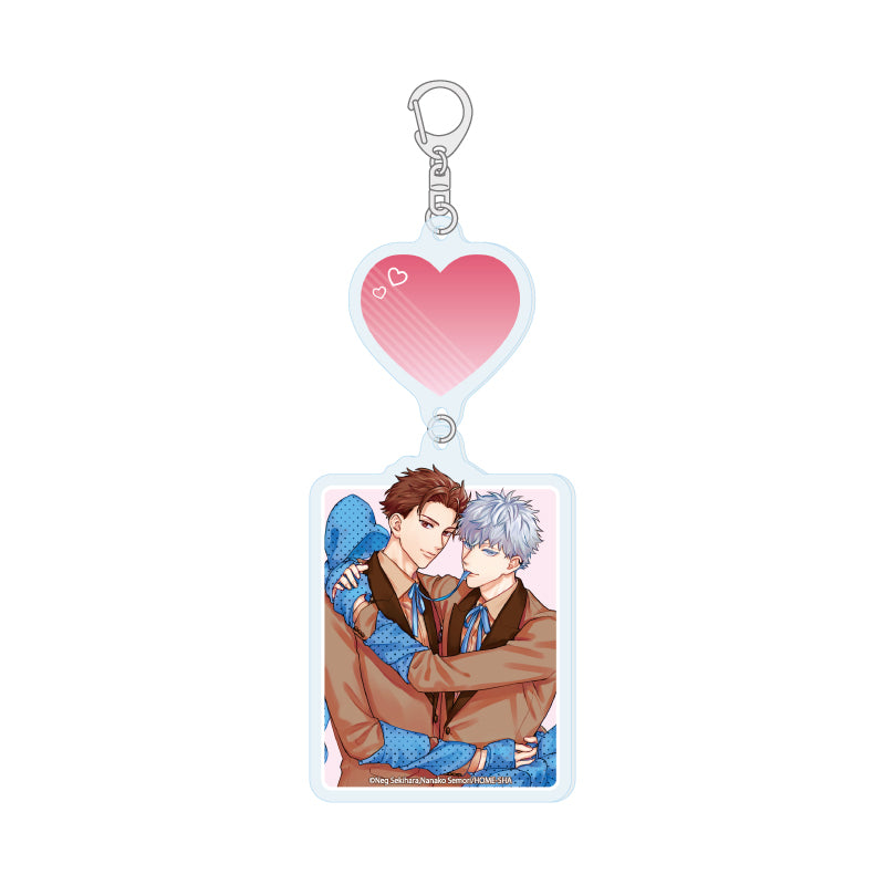 Simplified Pervert Romance Acrylic Keychain