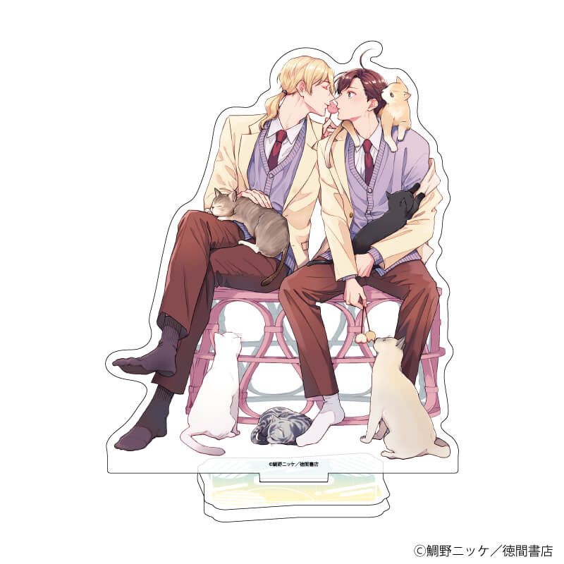 The Black Cat and the Vampire Acrylic Stand