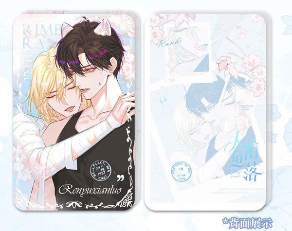 The Falling Merman Acrylic Postcard Block