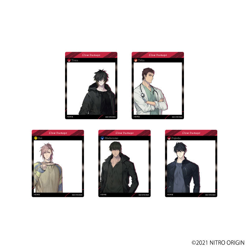 Slow Damage Acrylic Card Blind Bag