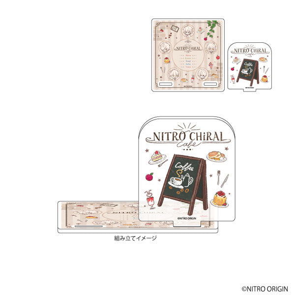 NITRO CHiRAL Cafe Acrylic Coaster Stand