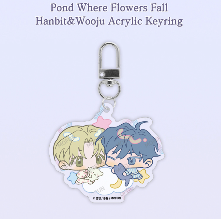 Pond Where Flowers Fall Hanbit & Wooju Acrylic Keyring