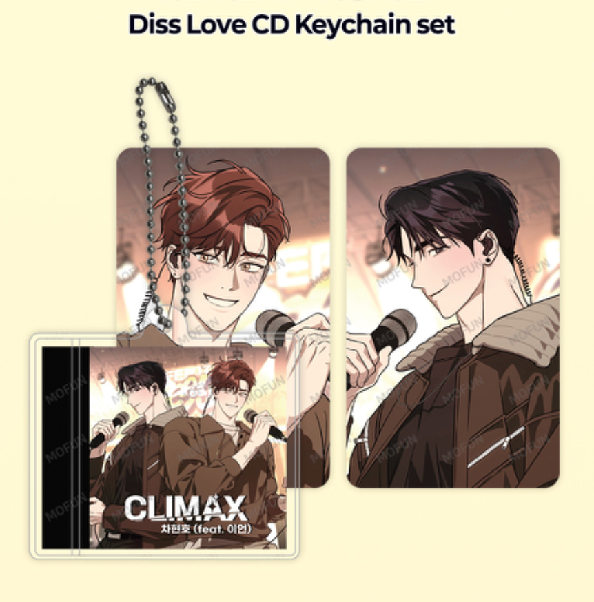 Diss Love CD Keychain set