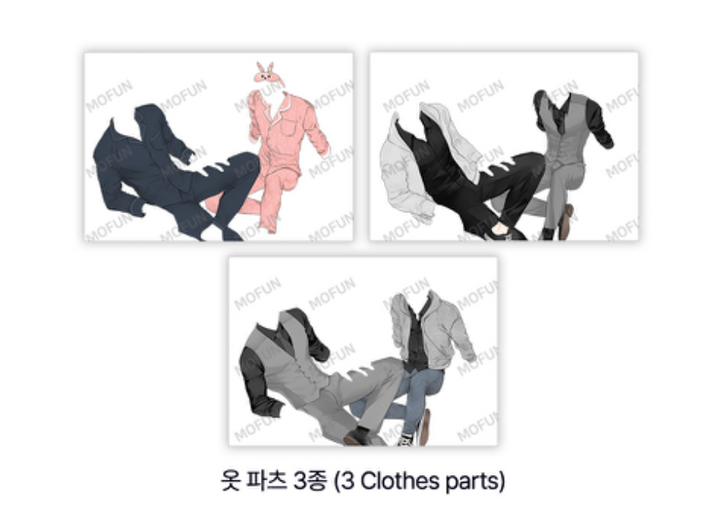 PAYBACK (Second collab) Changing Clothes Acrylic Figure Set