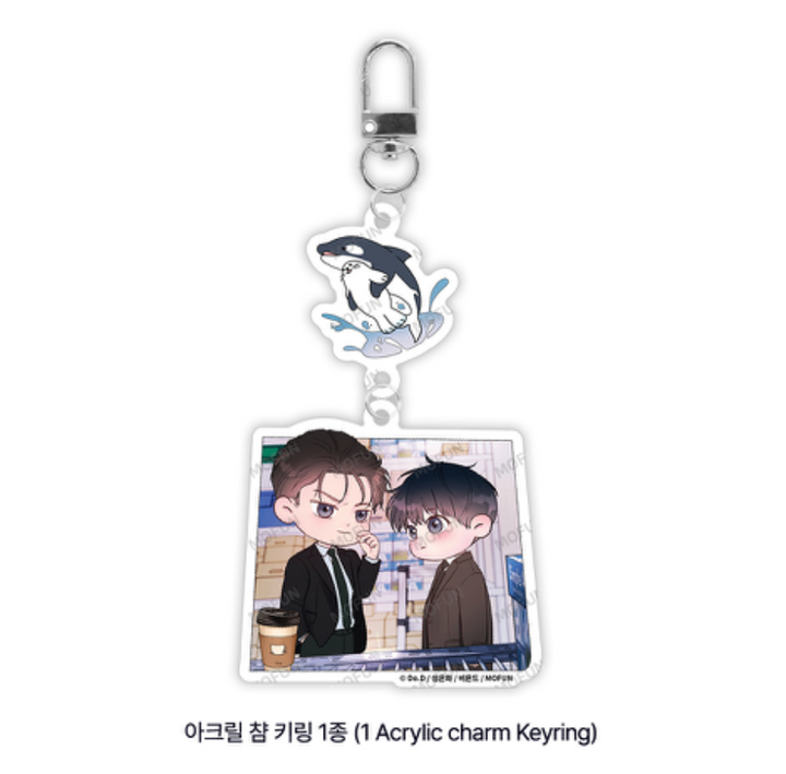 Saturday's Master Acrylic charm Keyring Set