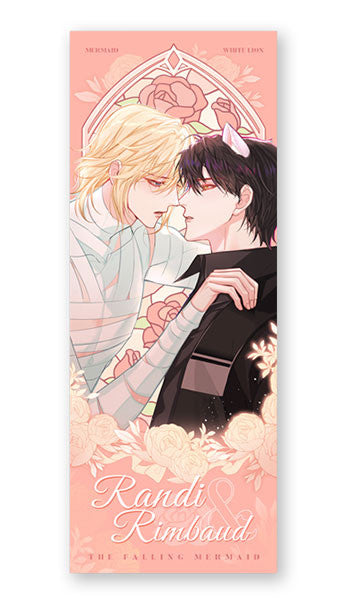 The Falling Merman Oversized Acrylic Card (Pink)