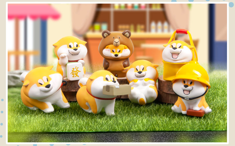 DODOWO Shiba Inu Gou Qi Puppy Crossing SeriesTrading Figure Blind Box