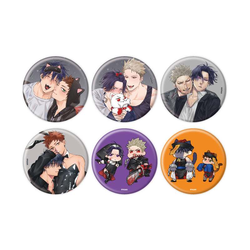 Witch and Cat & Witch's Dog Can Badge Blind Bag