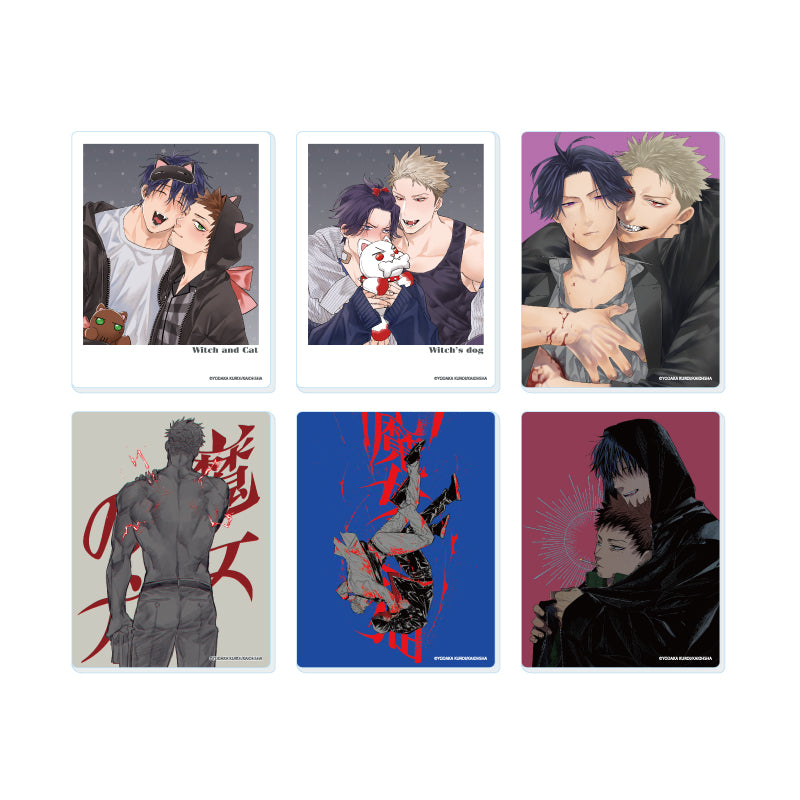 Witch and Cat & Witch's Dog Acrylic Card Blind Bag