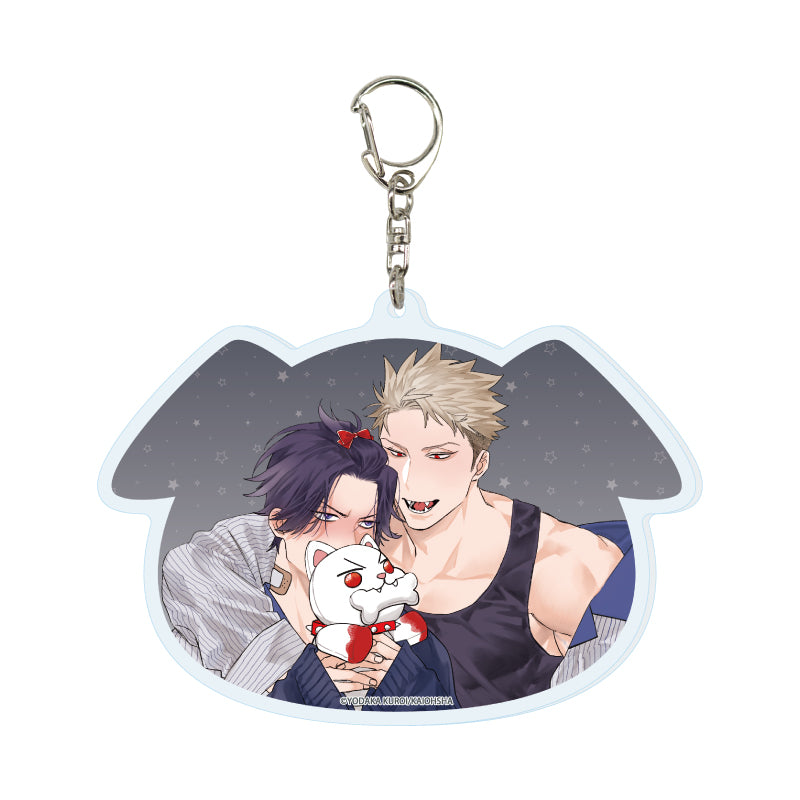 Witch's Dog Acrylic Keychain