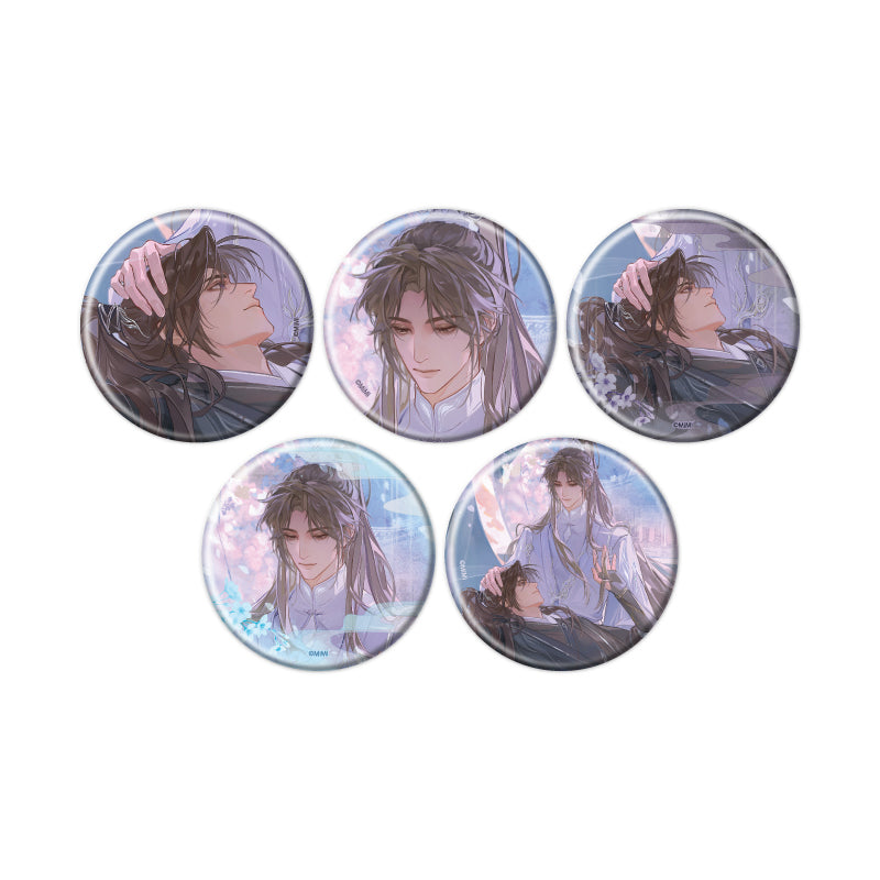 The Husky and His White Cat Shizun Tin Badge Blind Bag