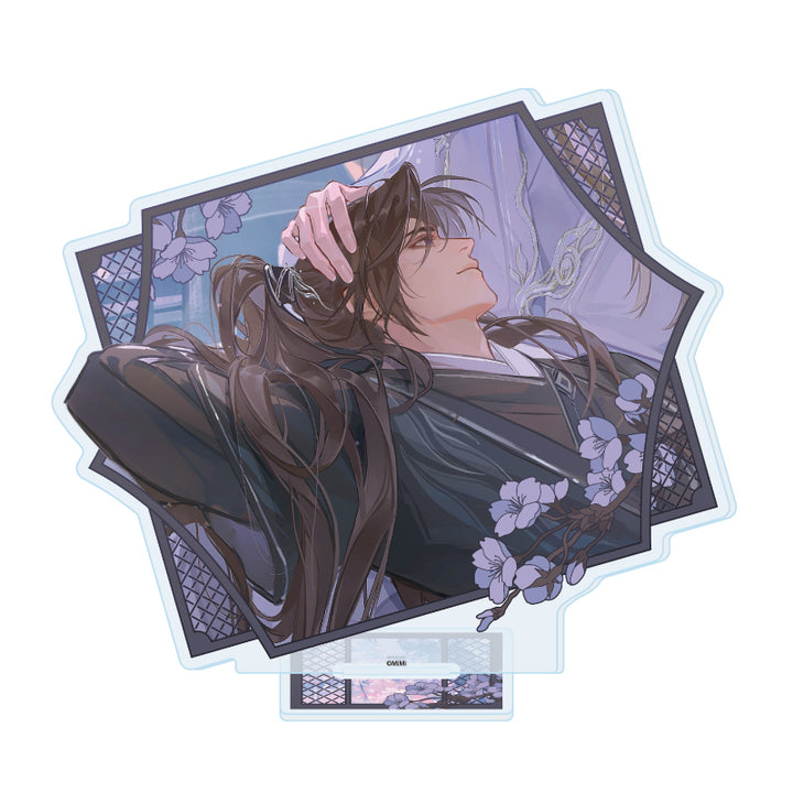 The Husky and His White Cat Shizun Flower Frame Acrylic Stand