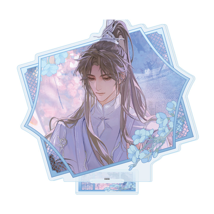 The Husky and His White Cat Shizun Flower Frame Acrylic Stand