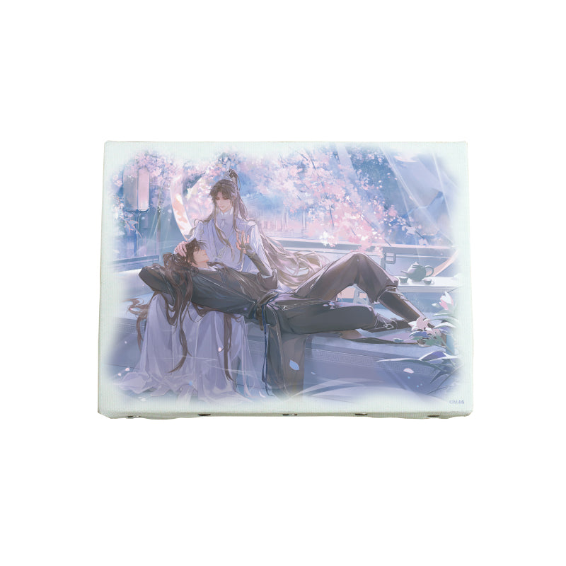 The Husky and His White Cat Shizun Canvas Art
