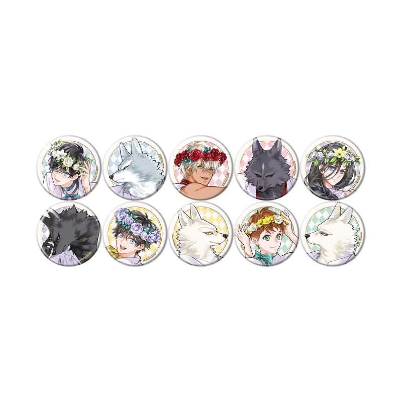 The Beastmen Omegaverse Saga Can Badge Blind Bag