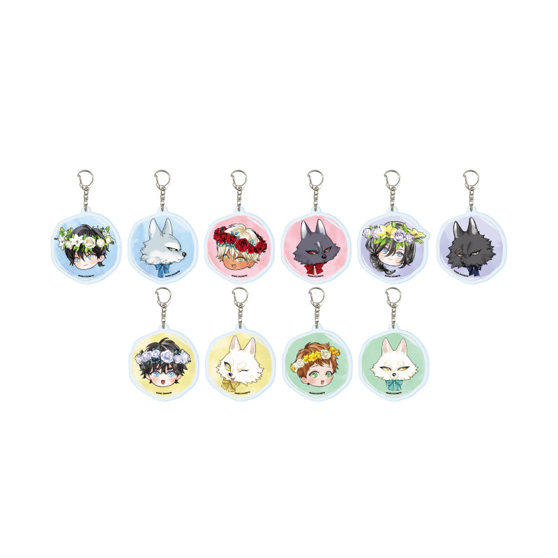 The Beastmen Omegaverse Saga Acrylic Keychain Blind Bag