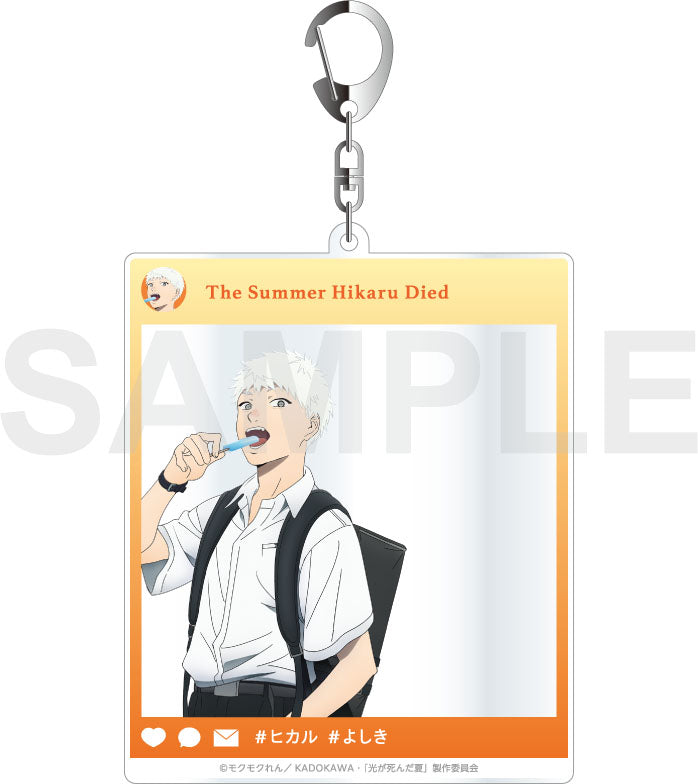 The Summer Hikaru Died SNS Style Acrylic Key Chain School Commute Series After-School Ice Cream Snack Ver. Hikaru