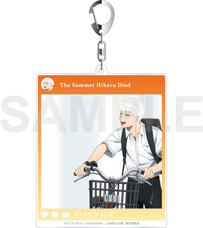 The Summer Hikaru Died SNS Style Acrylic Key Chain School Commute Series Bike Commute Ver. Hikaru