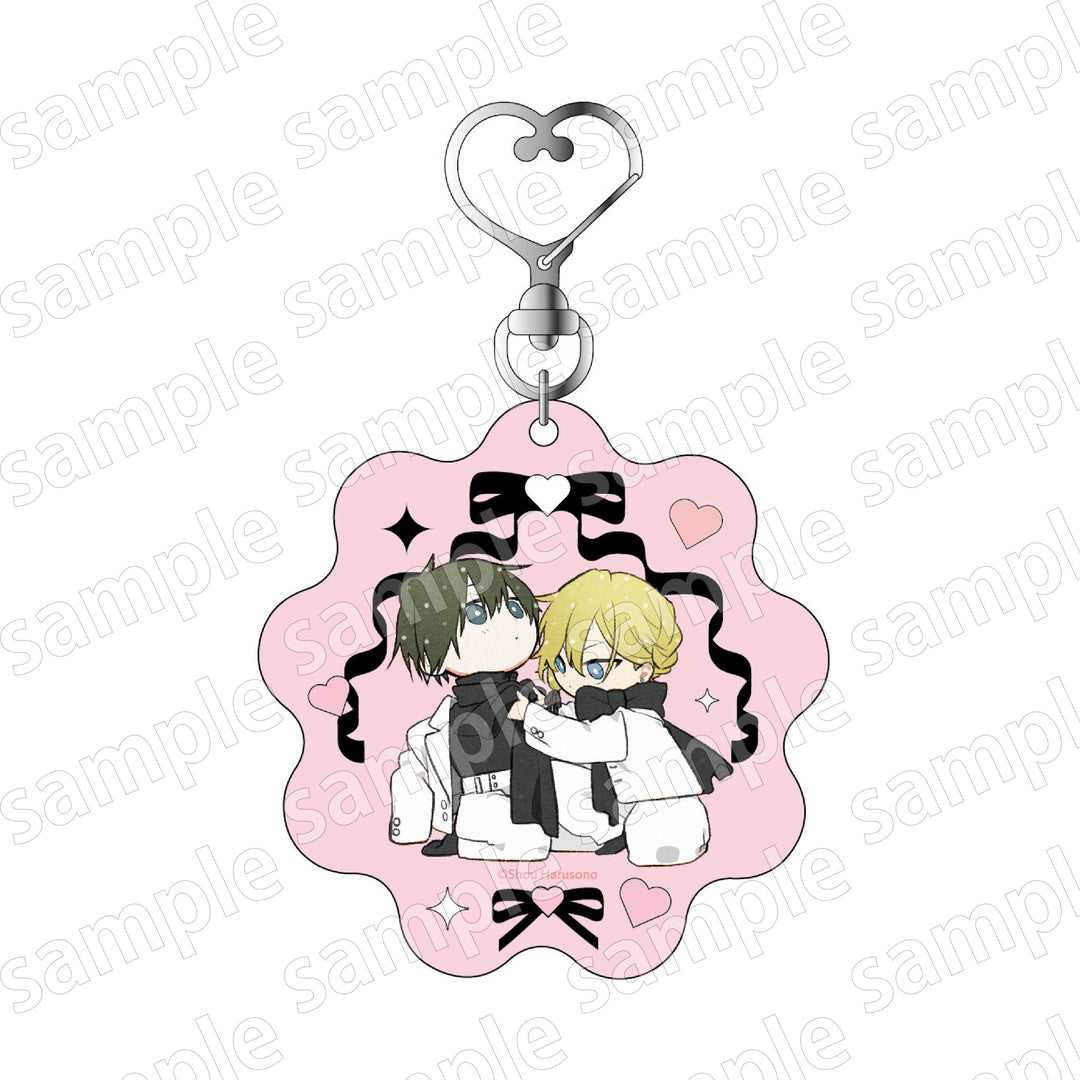 Black and Pink Collection Chibi Style Keychain