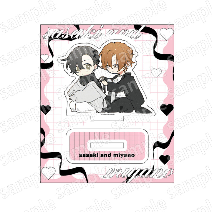 Black and Pink Collection Chibi Style Acrylic Stand