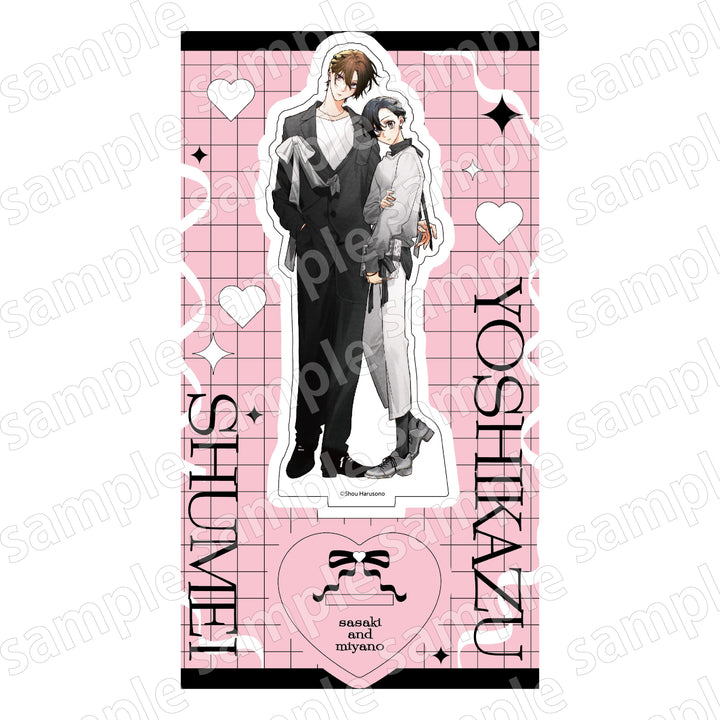 Black and Pink Collection Acrylic Stand