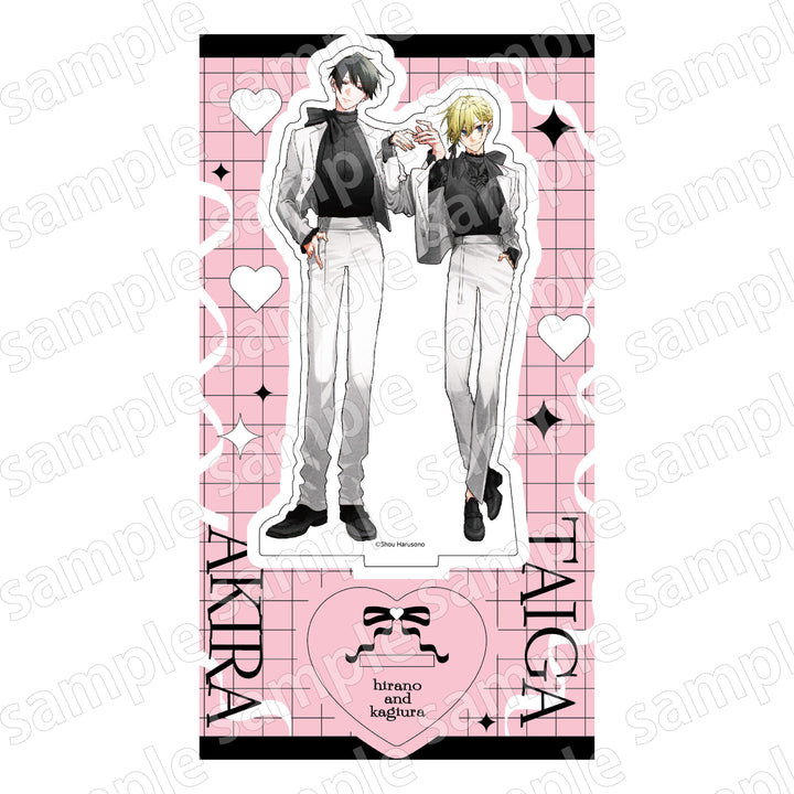 Black and Pink Collection Acrylic Stand
