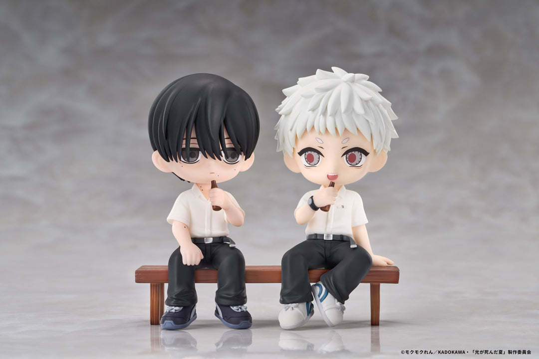 The Summer Hikaru Died Yoshiki & Hikaru Chibi Figure Diorama Scene