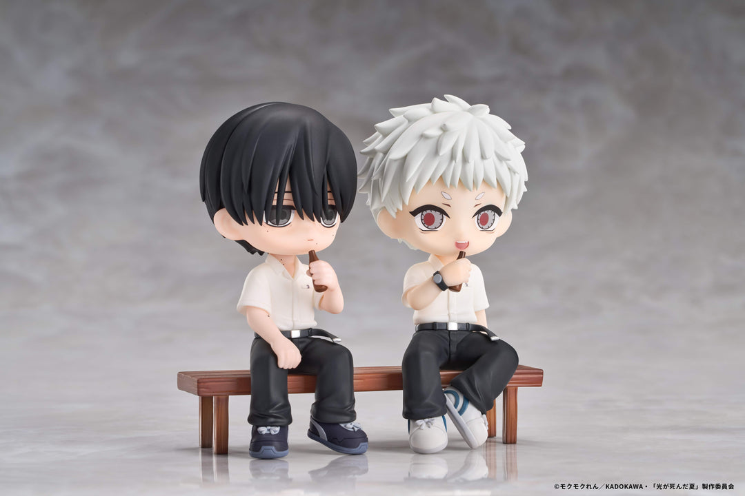 The Summer Hikaru Died Yoshiki & Hikaru Chibi Figure Diorama Scene