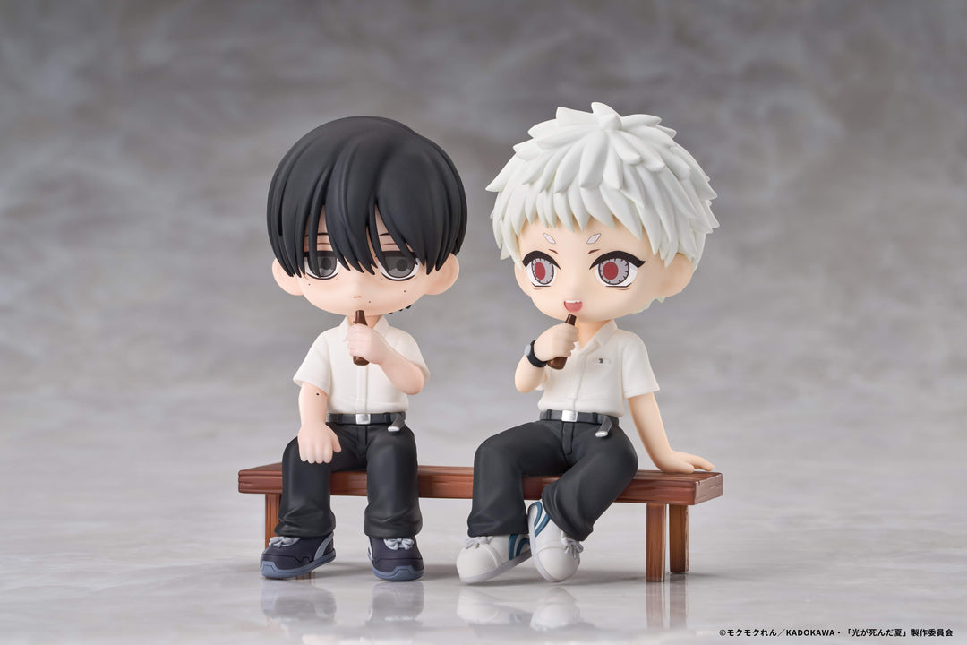 The Summer Hikaru Died Yoshiki & Hikaru Chibi Figure Diorama Scene