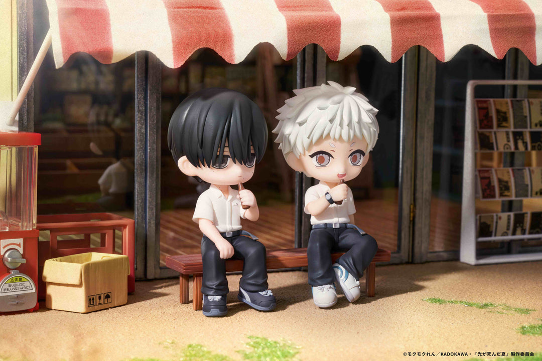 The Summer Hikaru Died Yoshiki & Hikaru Chibi Figure Diorama Scene