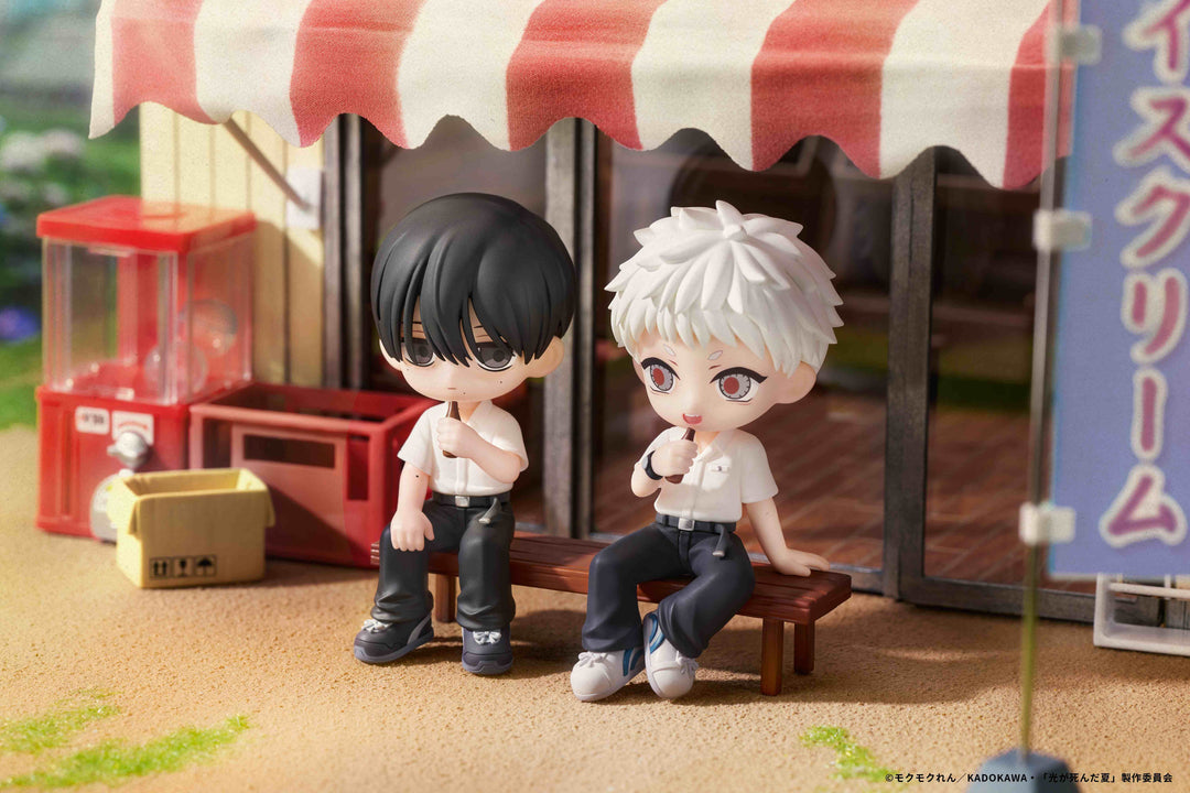 The Summer Hikaru Died Yoshiki & Hikaru Chibi Figure Diorama Scene