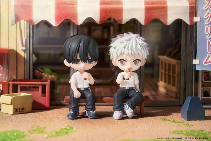 The Summer Hikaru Died Yoshiki & Hikaru Chibi Figure Diorama Scene