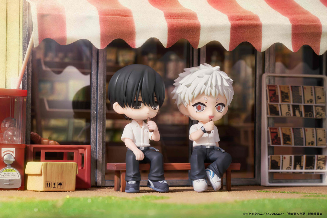 The Summer Hikaru Died Yoshiki & Hikaru Chibi Figure Diorama Scene