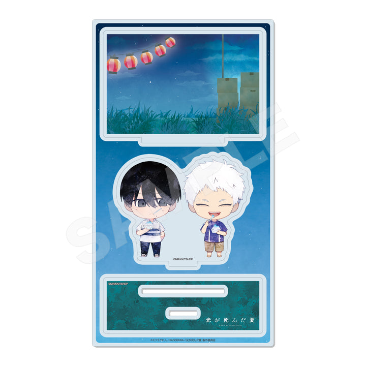 The Summer Hikaru Died Chibi Style Diorama Acrylic Stand B