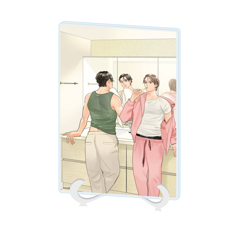 Office Worker Couple's Summer Vacation BL Fair Acrylic Panels