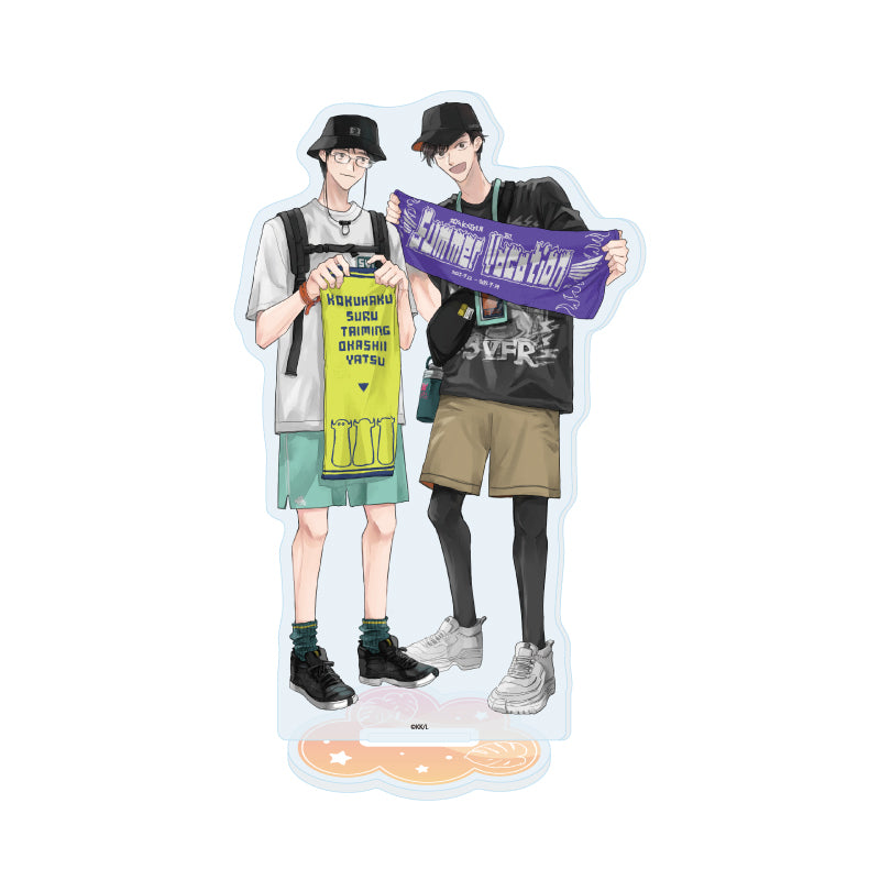 Office Worker Couple's Summer Vacation BL Fair Acrylic Stands