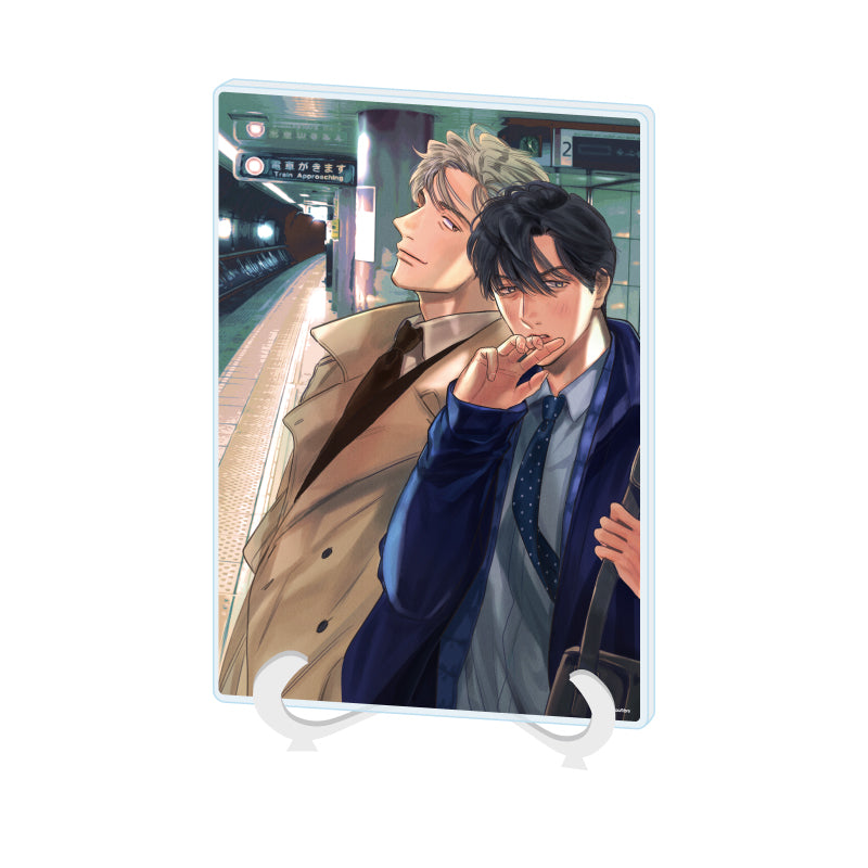 Office Worker Couple's Summer Vacation BL Fair Acrylic Panels