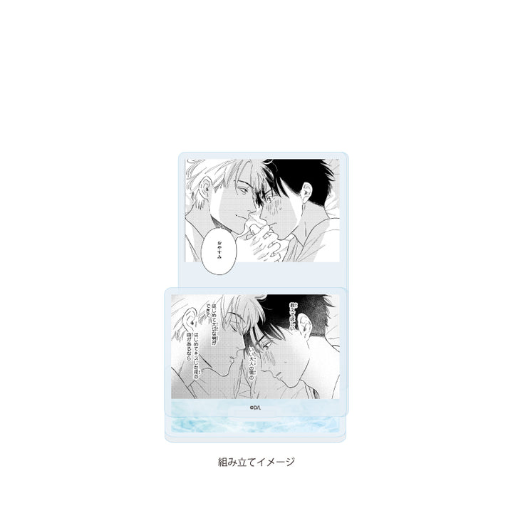 Office Worker Couple's Summer Vacation BL Fair Acrylic Plate