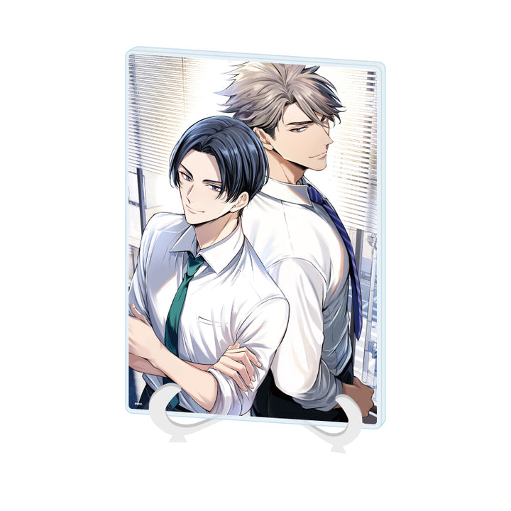 Office Worker Couple's Summer Vacation BL Fair Acrylic Panels