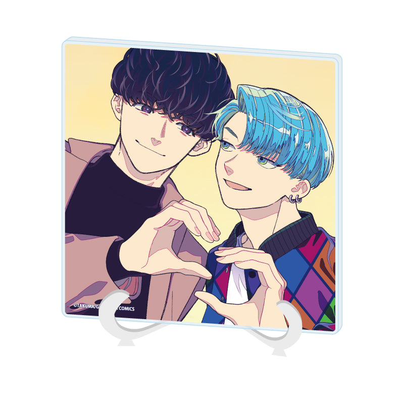 Office Worker Couple's Summer Vacation BL Fair Acrylic Panels