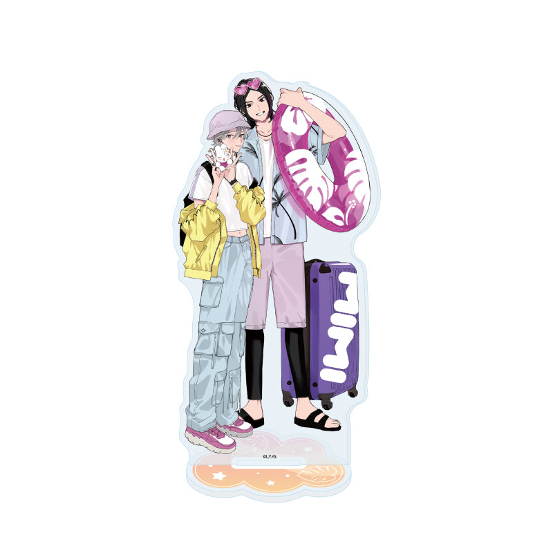 Office Worker Couple's Summer Vacation BL Fair Acrylic Stands