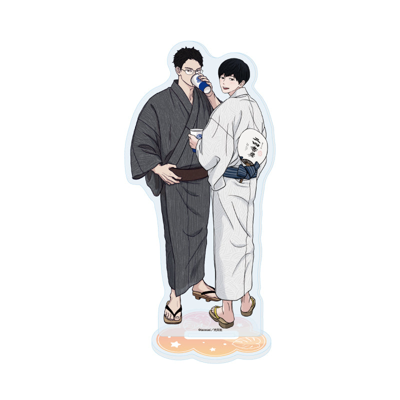 Office Worker Couple's Summer Vacation BL Fair Acrylic Stands