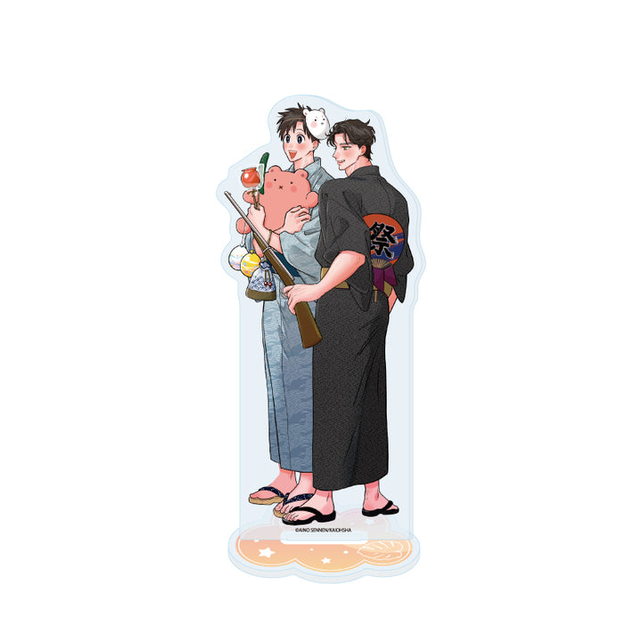 Office Worker Couple's Summer Vacation BL Fair Acrylic Stands