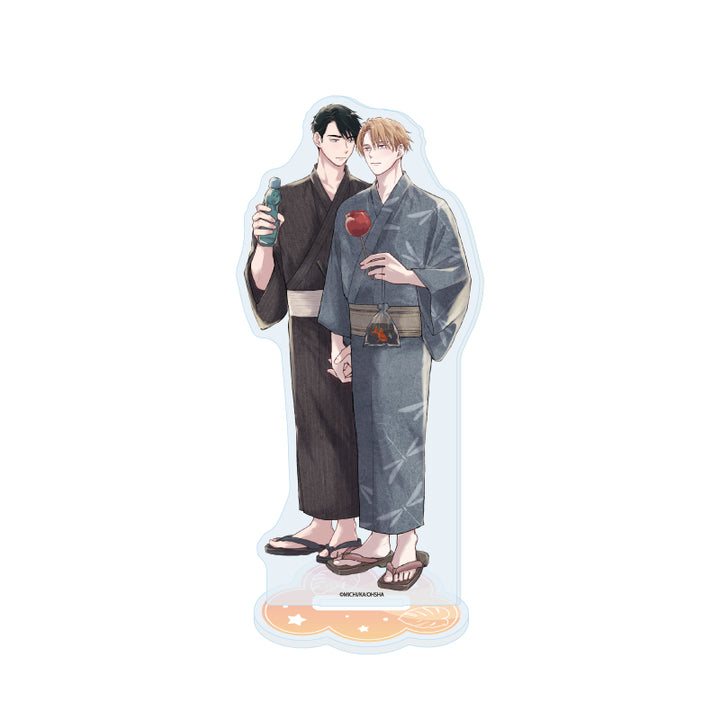 Office Worker Couple's Summer Vacation BL Fair Acrylic Stands