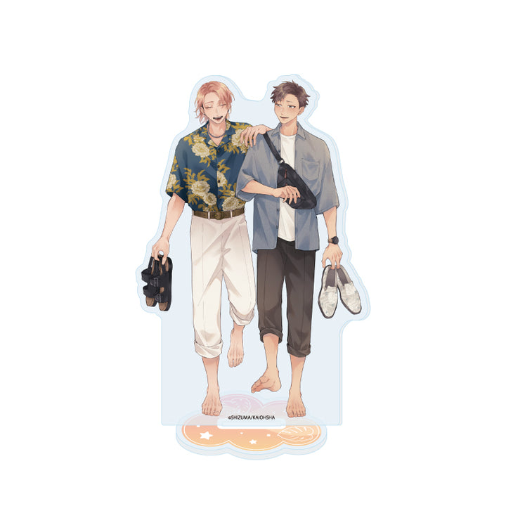 Office Worker Couple's Summer Vacation BL Fair Acrylic Stands