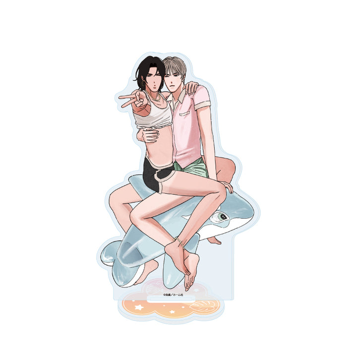 Office Worker Couple's Summer Vacation BL Fair Acrylic Stands
