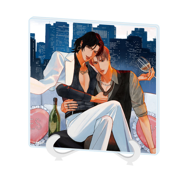 Office Worker Couple's Summer Vacation BL Fair Acrylic Panels